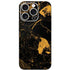 Black and Gold Scattered Marble iPhone 16 Pro Skin